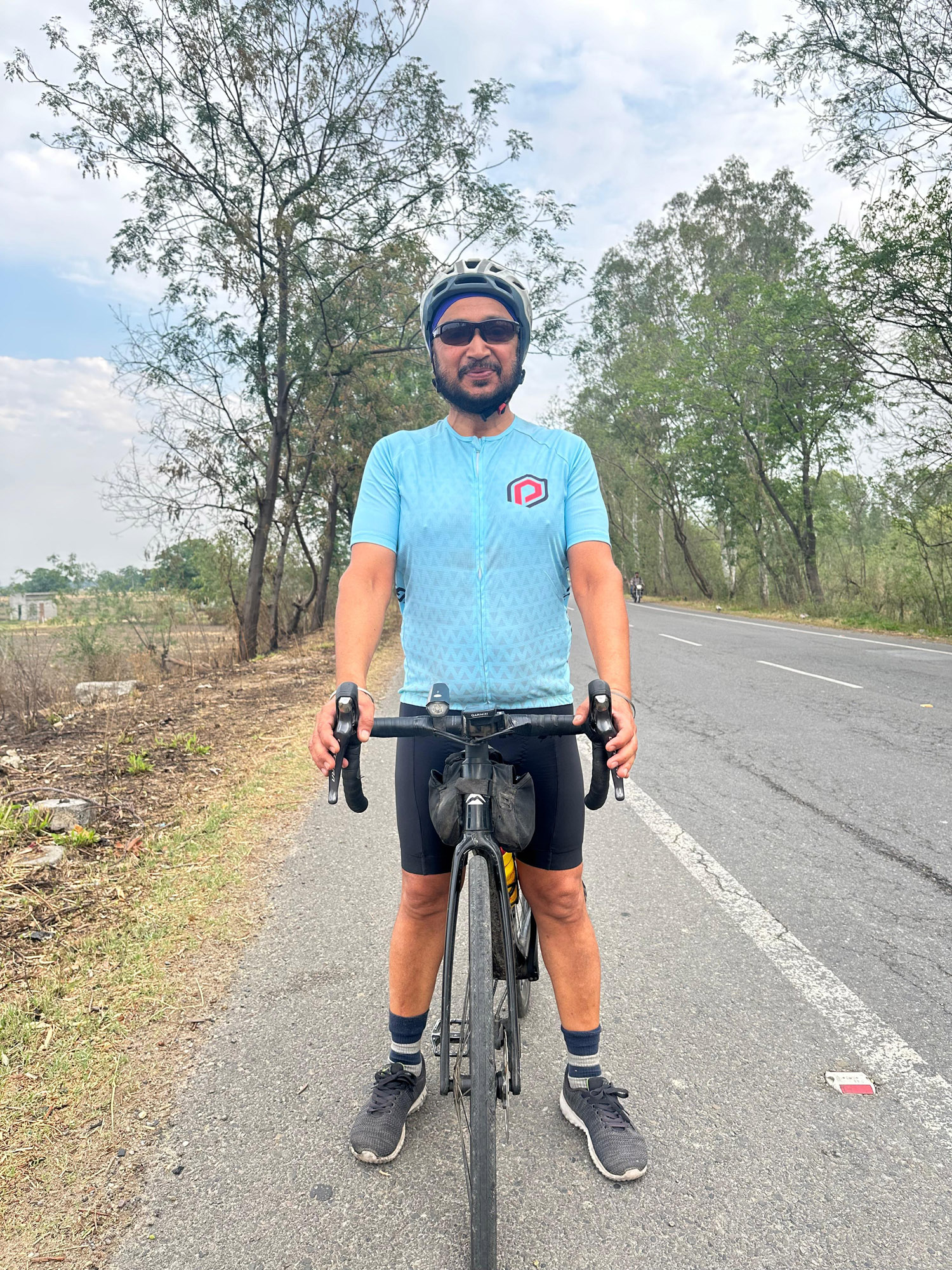 Balraj Singh Chauhan secured fourth place in India by cycling 3483 km;